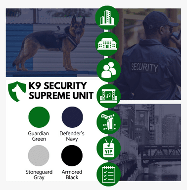 Portfolio: K9 Security Supreme Unit Design Board